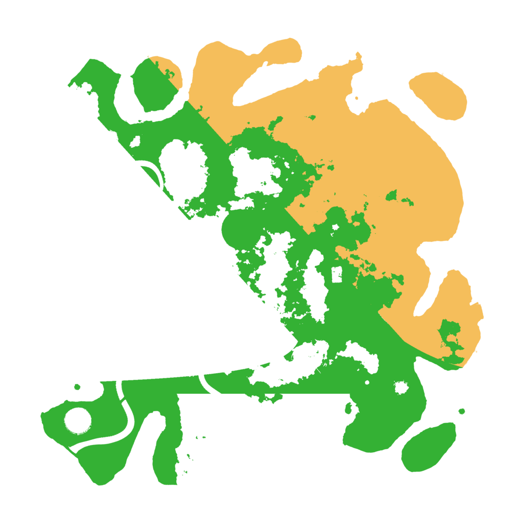 Biome Rust Map: Procedural Map, Size: 3500, Seed: 19972