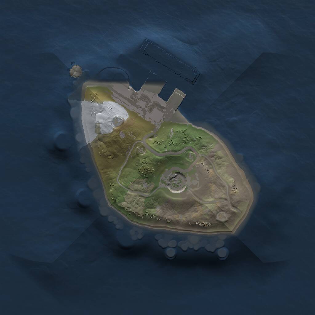 Rust Map: Procedural Map, Size: 1000, Seed: 10856, 3 Monuments