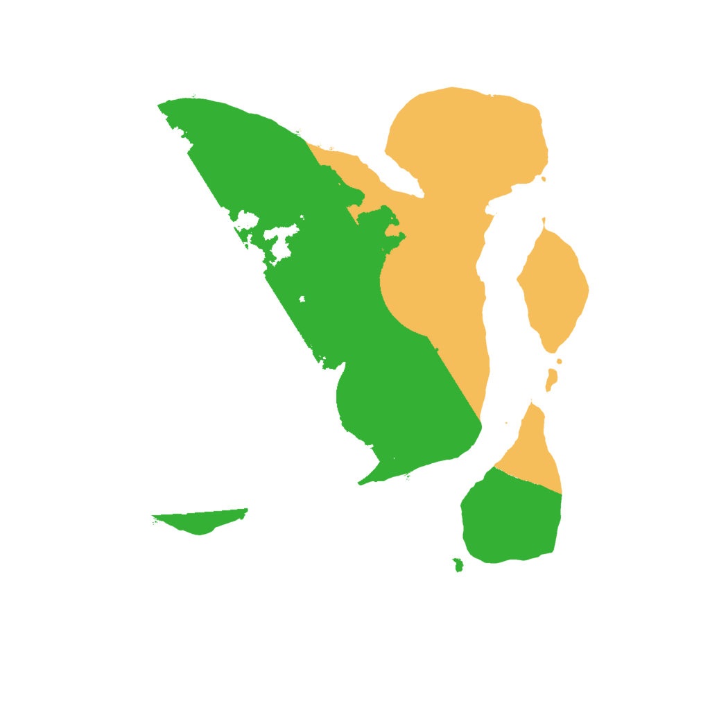 Biome Rust Map: Procedural Map, Size: 2000, Seed: 85789122