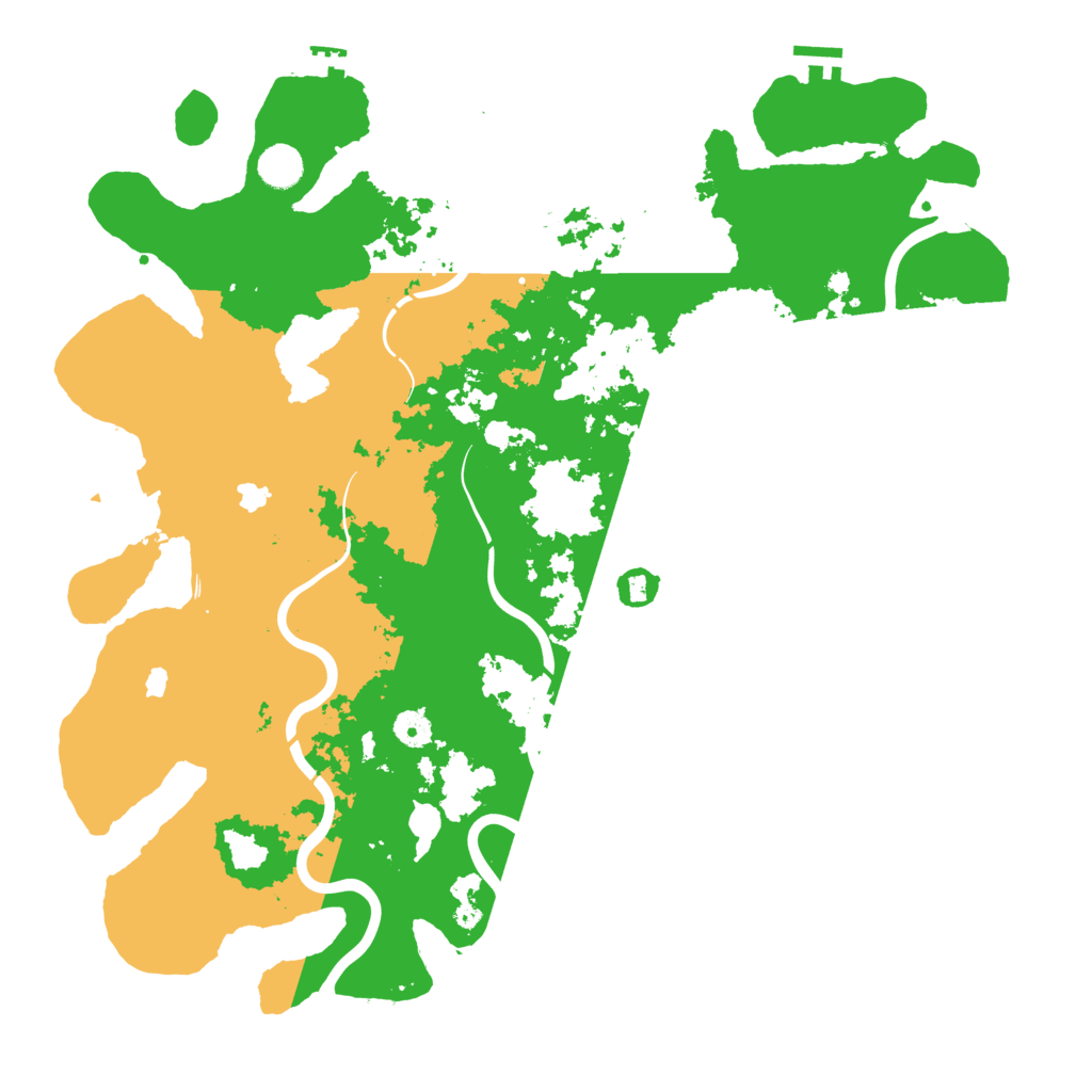 Biome Rust Map: Procedural Map, Size: 4500, Seed: 1205026089