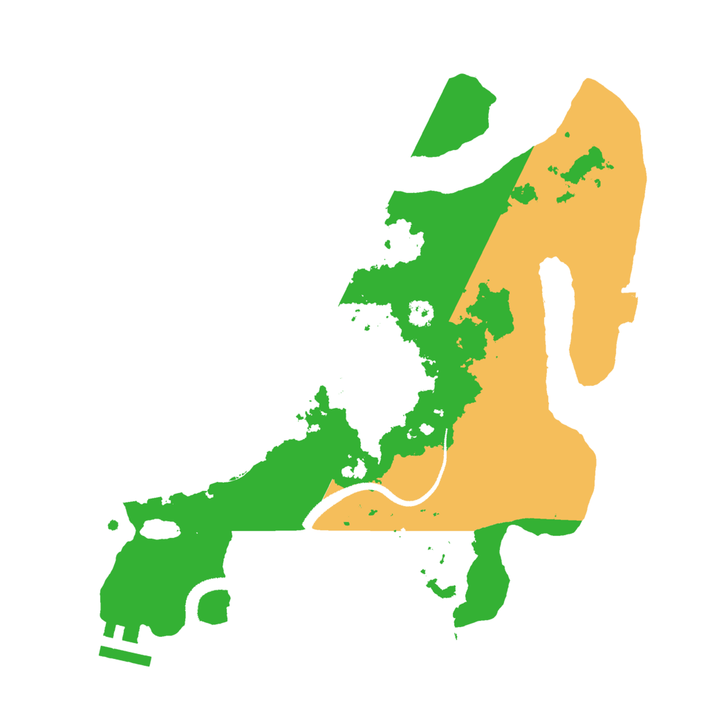Biome Rust Map: Procedural Map, Size: 2750, Seed: 849512894