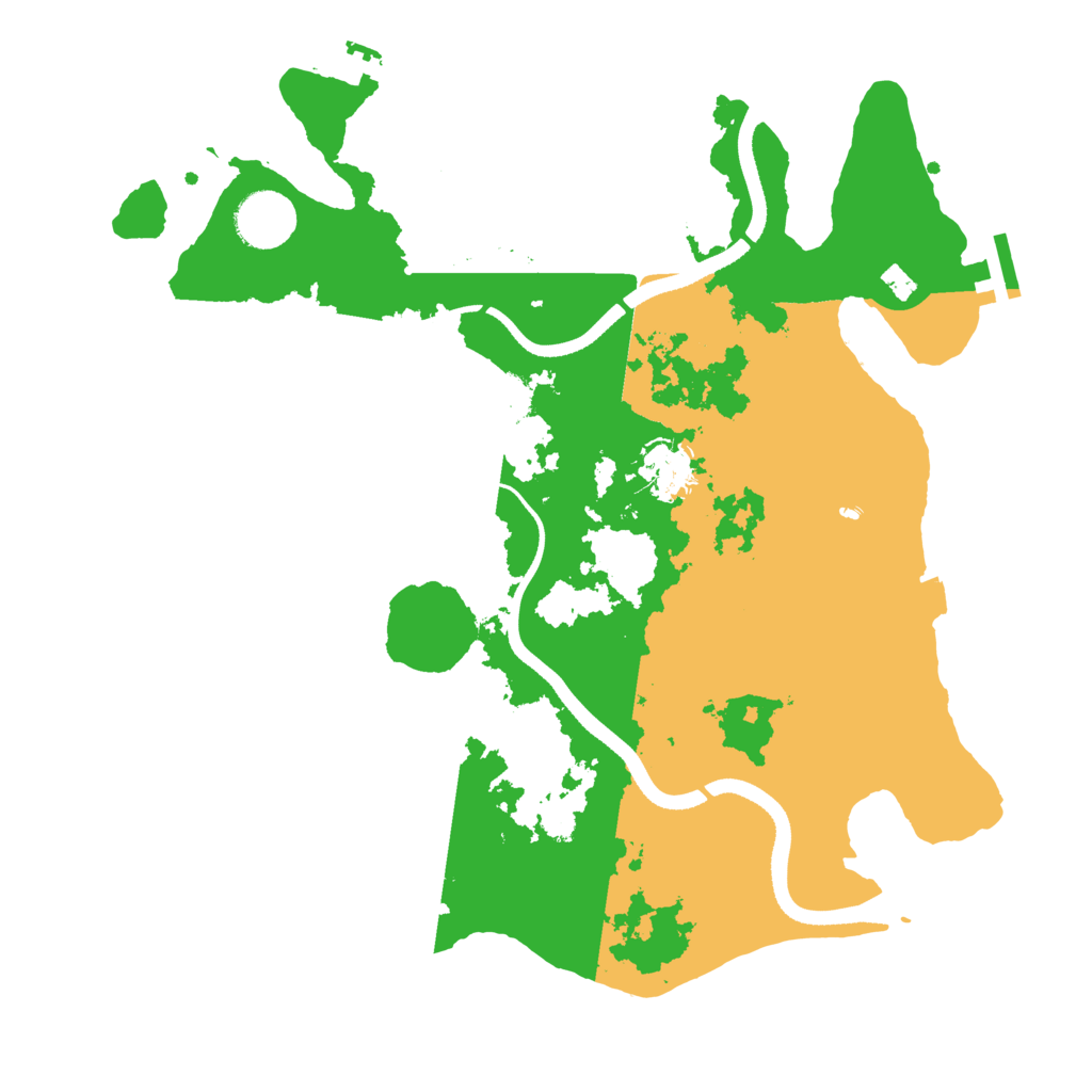 Biome Rust Map: Procedural Map, Size: 3380, Seed: 45565