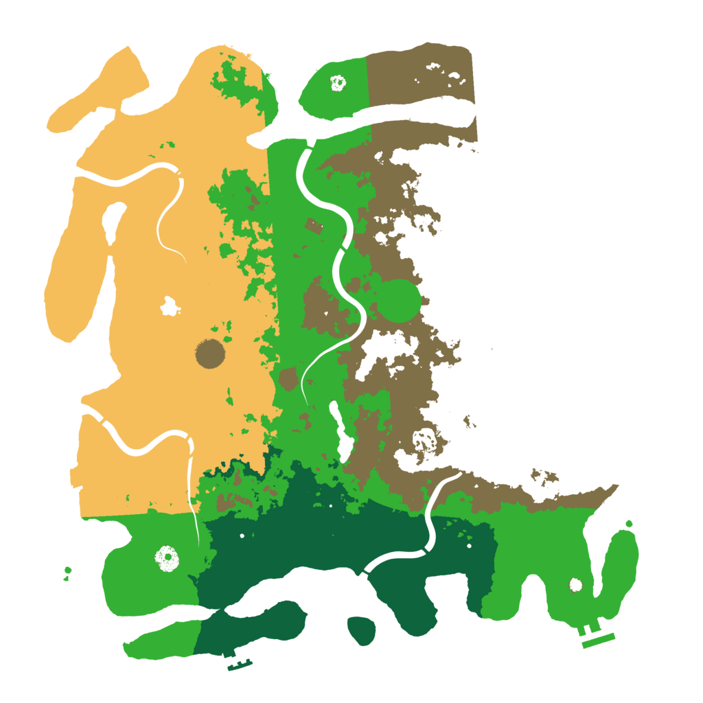 Biome Rust Map: Procedural Map, Size: 4250, Seed: 251