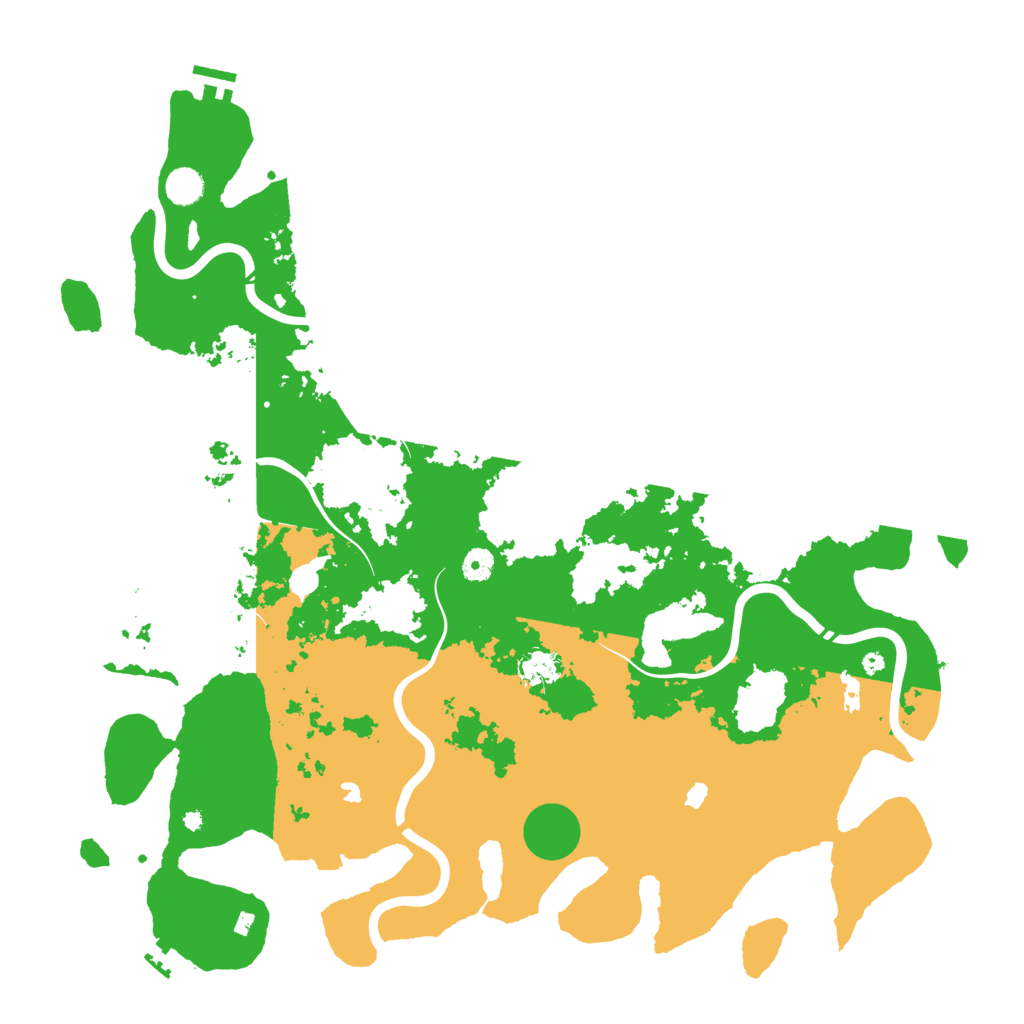 Biome Rust Map: Procedural Map, Size: 4750, Seed: 4564
