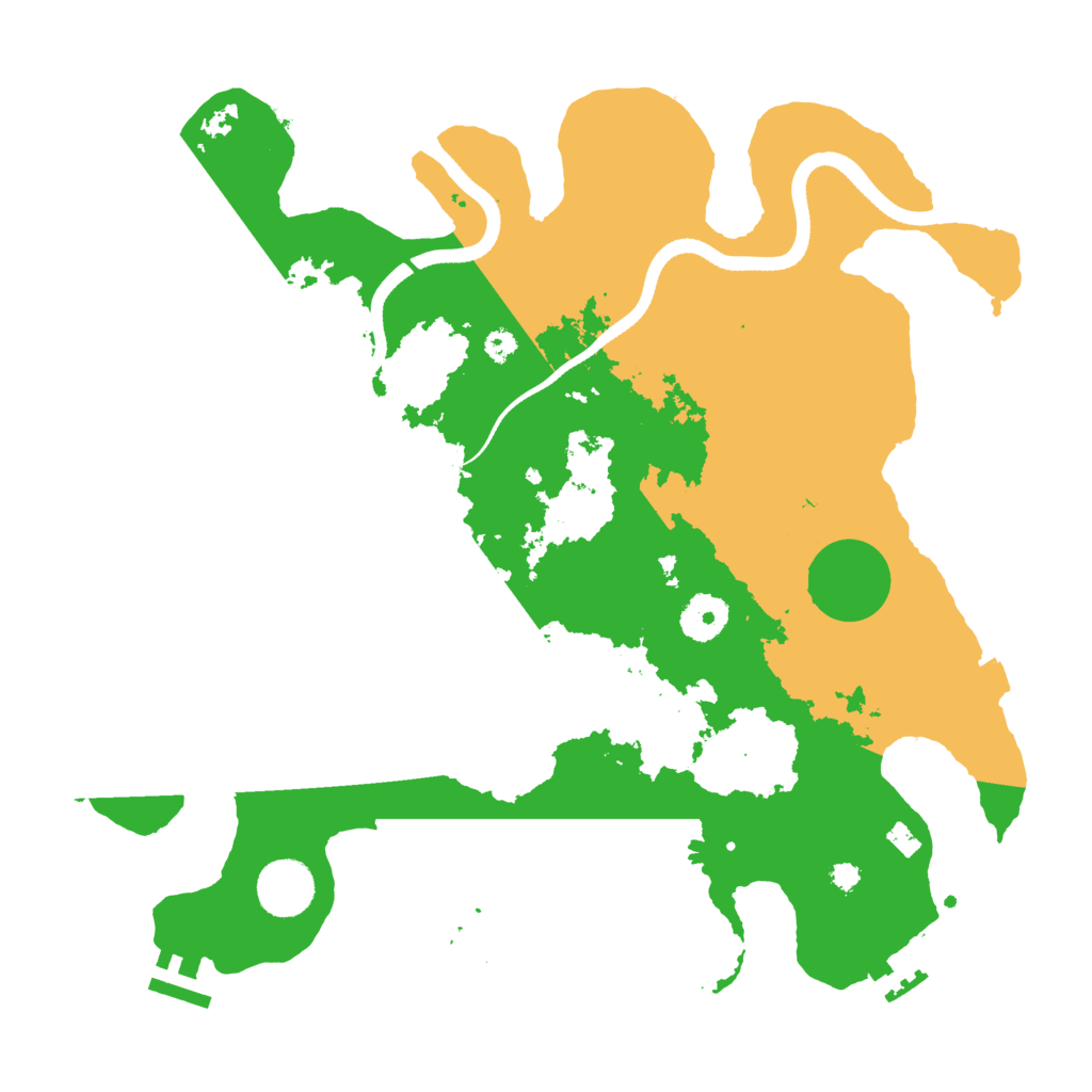 Biome Rust Map: Procedural Map, Size: 3500, Seed: 1502579361