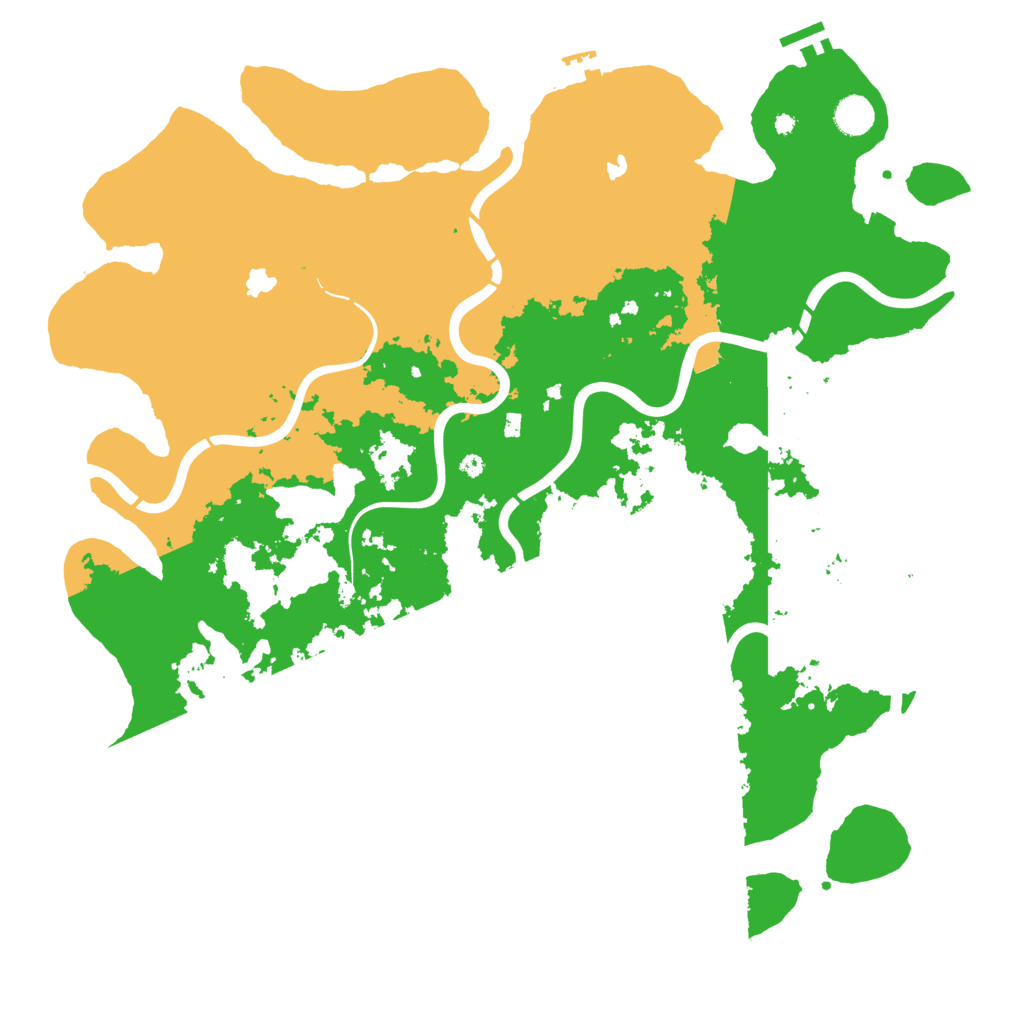 Biome Rust Map: Procedural Map, Size: 4500, Seed: 1243974631
