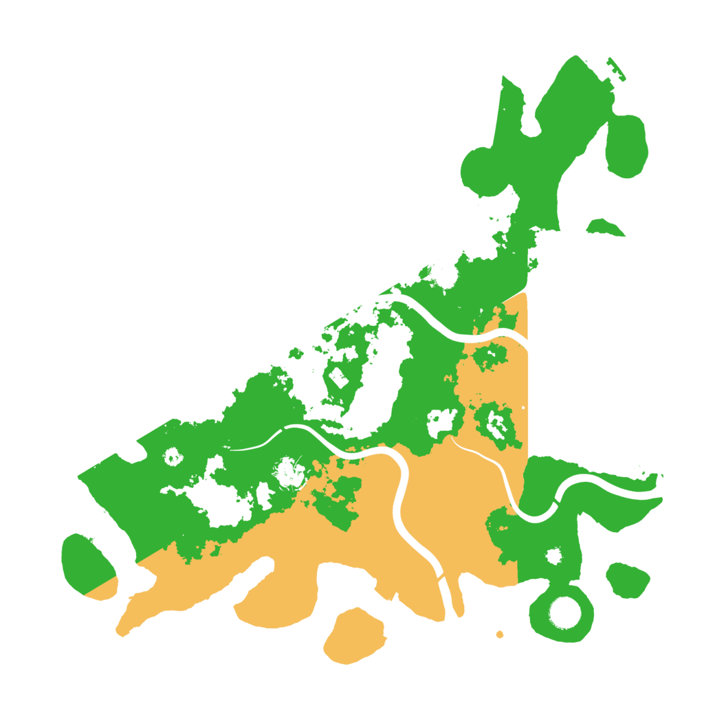 Biome Rust Map: Procedural Map, Size: 3900, Seed: 1832378628