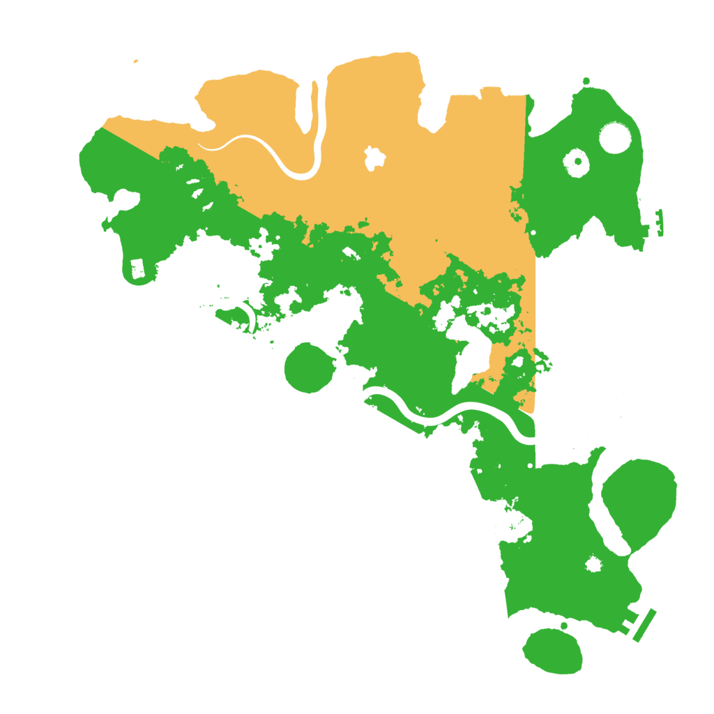 Biome Rust Map: Procedural Map, Size: 4000, Seed: 1443502316