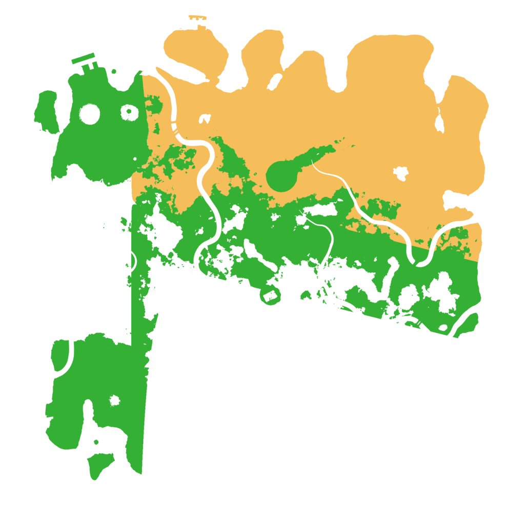 Biome Rust Map: Procedural Map, Size: 4500, Seed: 26991