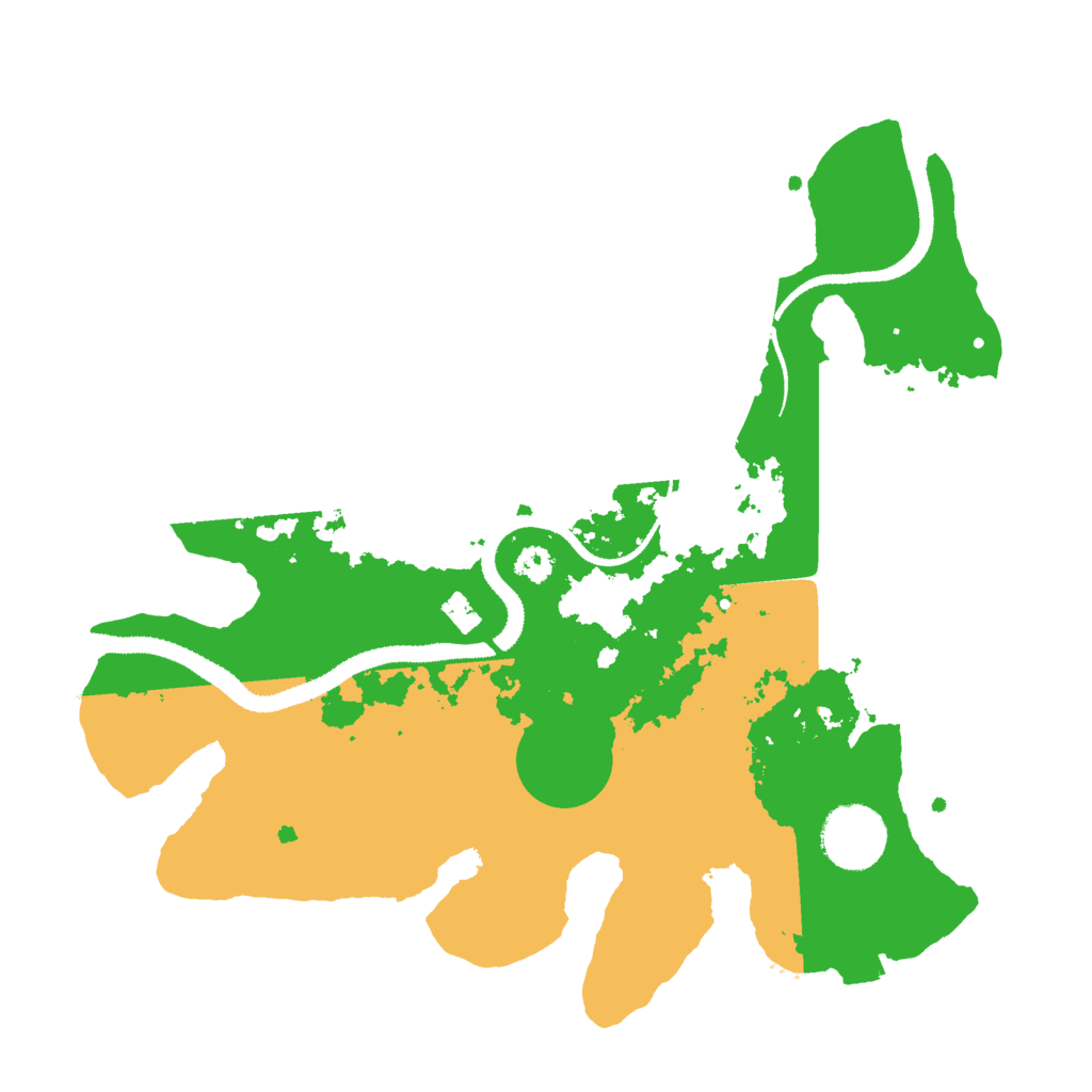 Biome Rust Map: Procedural Map, Size: 3000, Seed: 1280293149