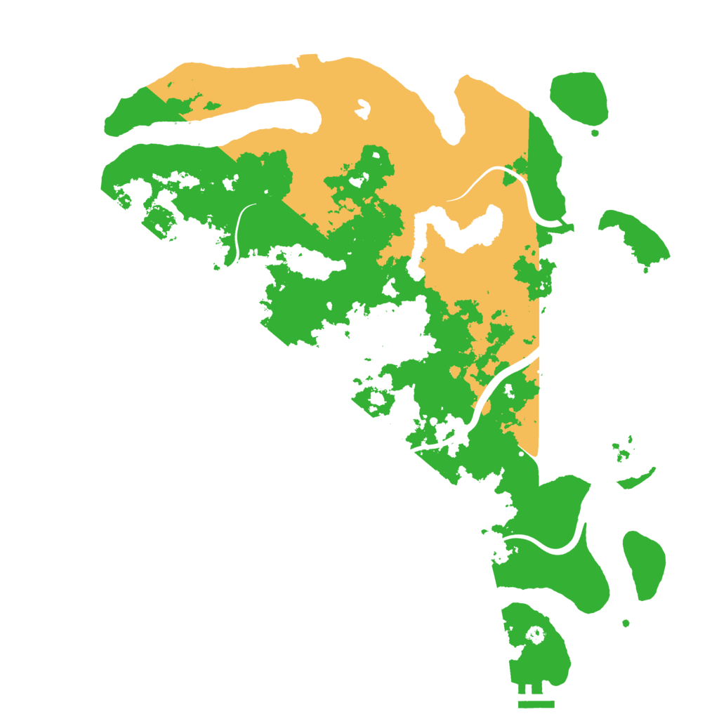 Biome Rust Map: Procedural Map, Size: 4000, Seed: 1062027
