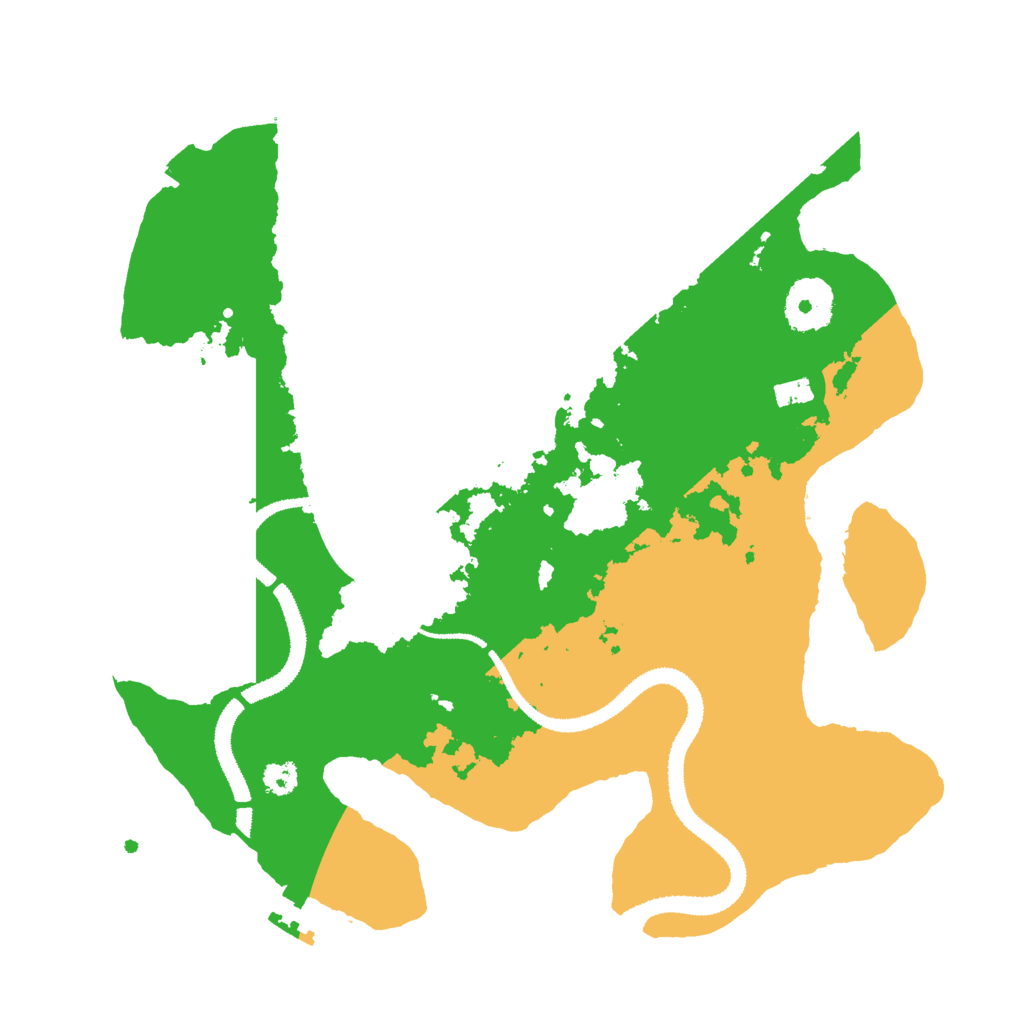 Biome Rust Map: Procedural Map, Size: 3000, Seed: 1382387120