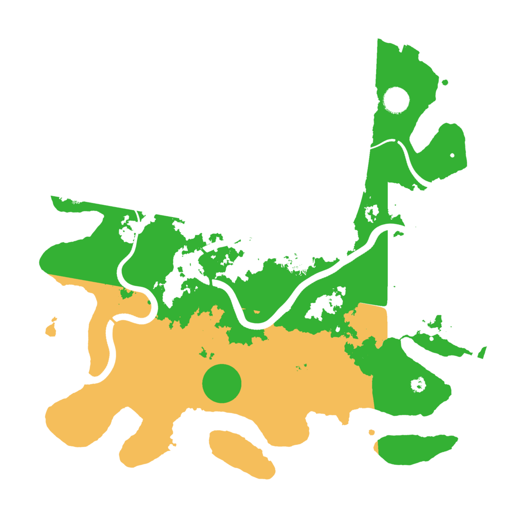 Biome Rust Map: Procedural Map, Size: 3500, Seed: 7817813