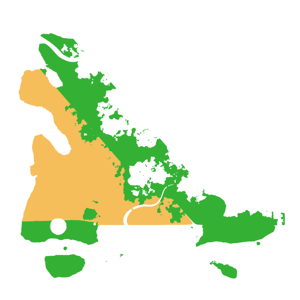 Biome Rust Map: Procedural Map, Size: 3300, Seed: 6125599