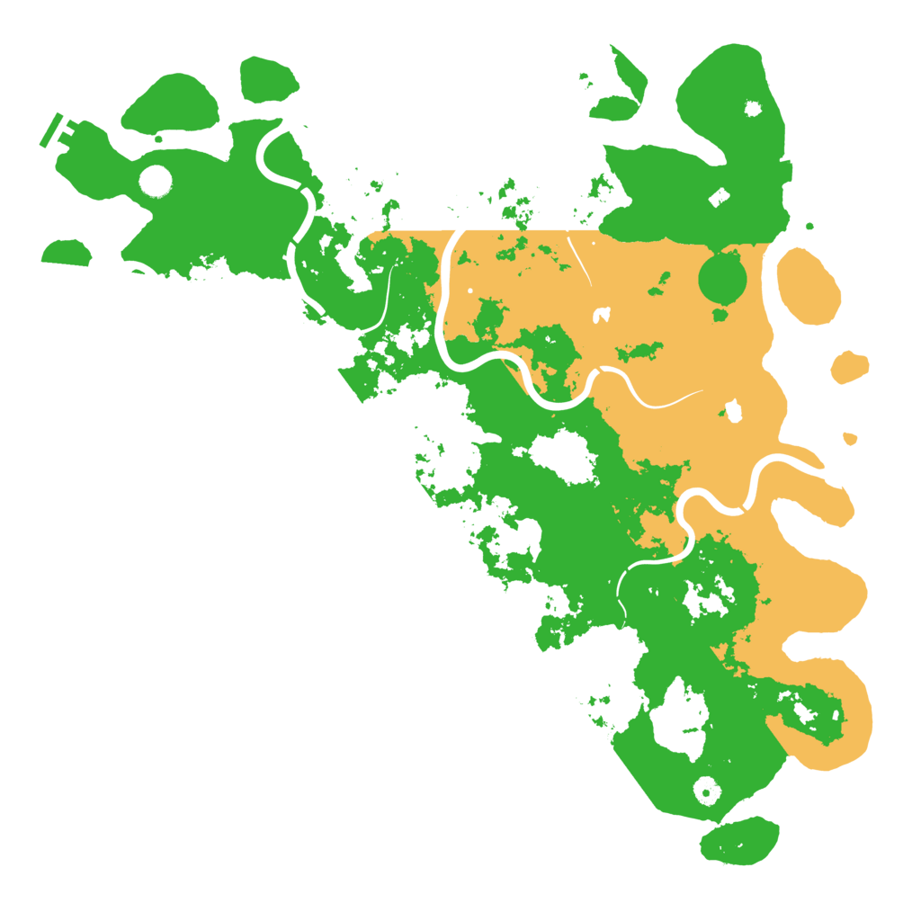 Biome Rust Map: Procedural Map, Size: 5000, Seed: 1709991615
