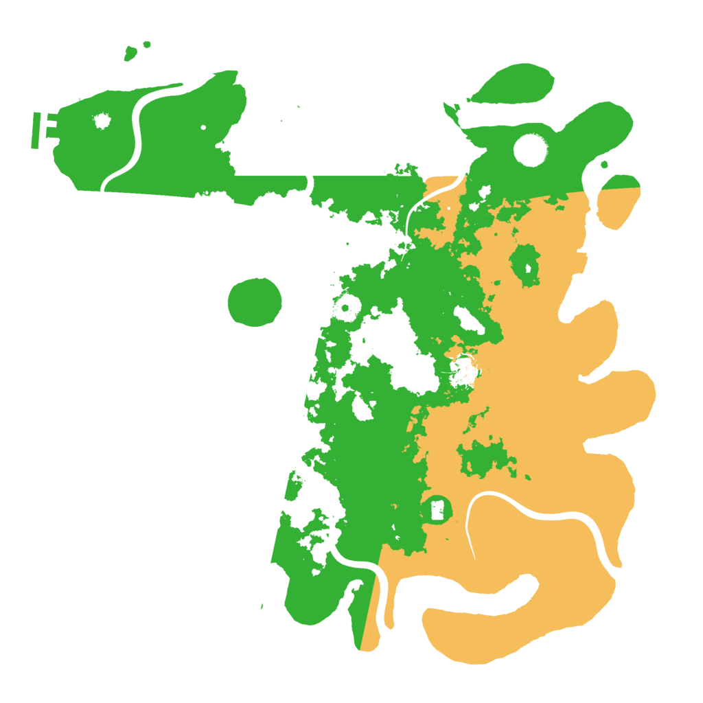Biome Rust Map: Procedural Map, Size: 3900, Seed: 851277358