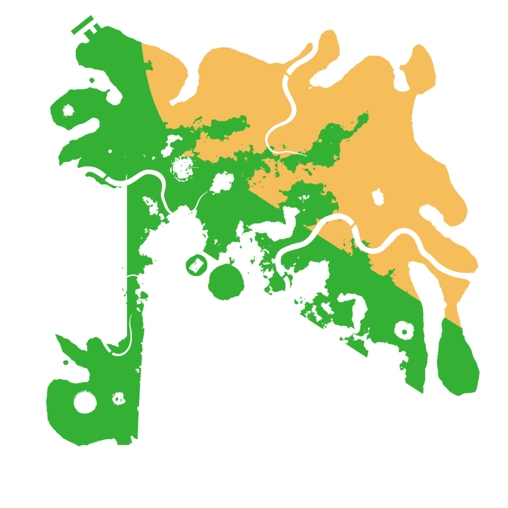 Biome Rust Map: Procedural Map, Size: 4000, Seed: 56423525
