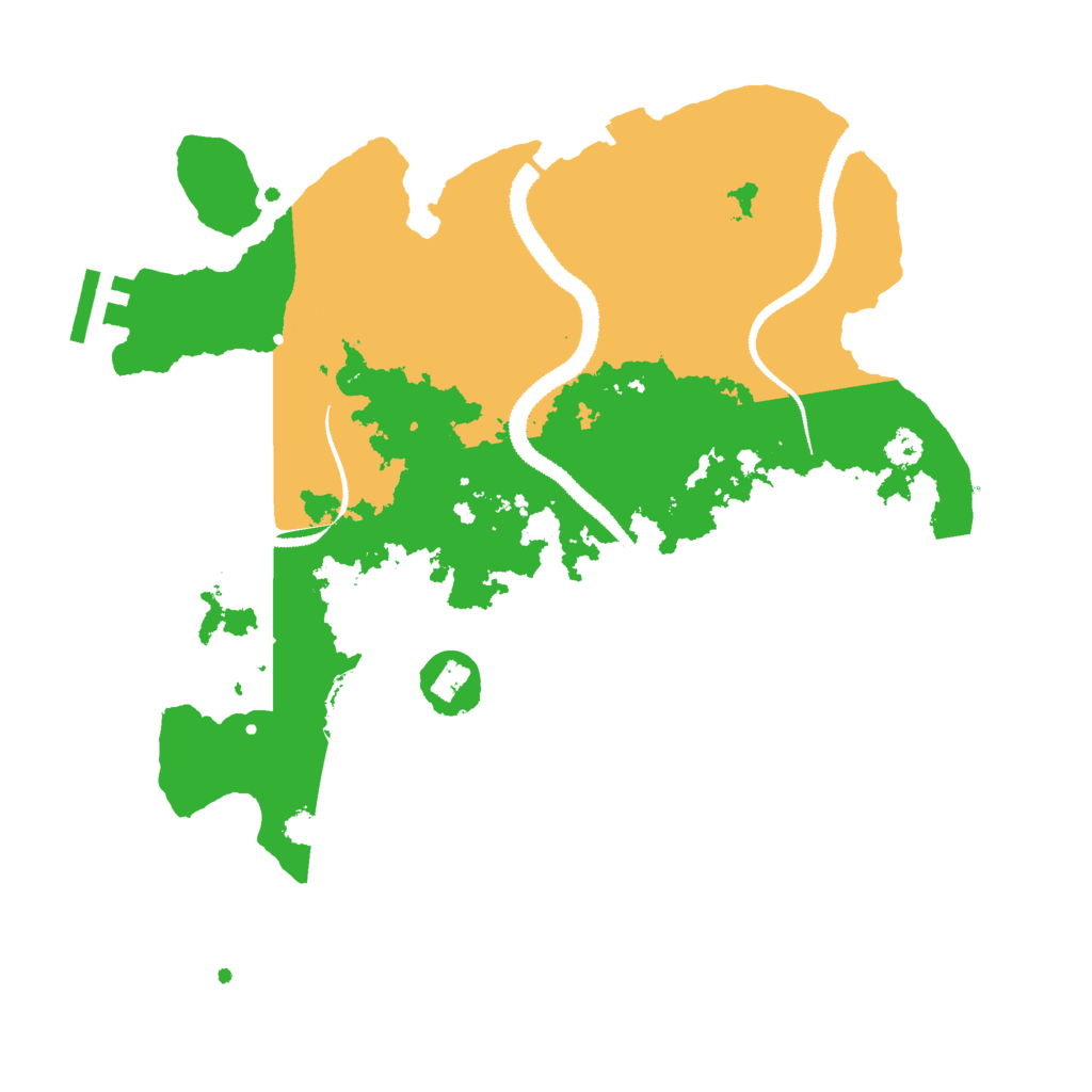 Biome Rust Map: Procedural Map, Size: 3000, Seed: 26023