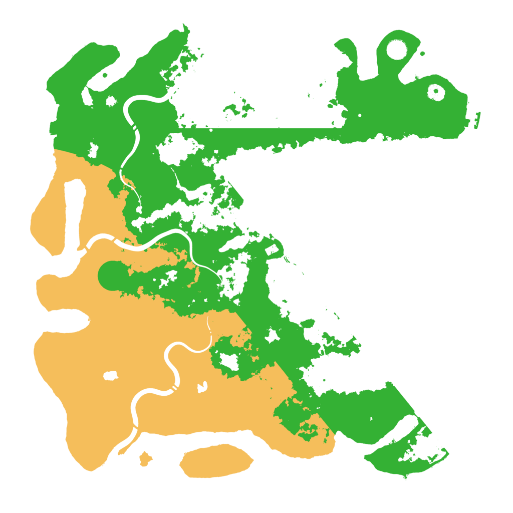 Biome Rust Map: Procedural Map, Size: 4500, Seed: 226400897