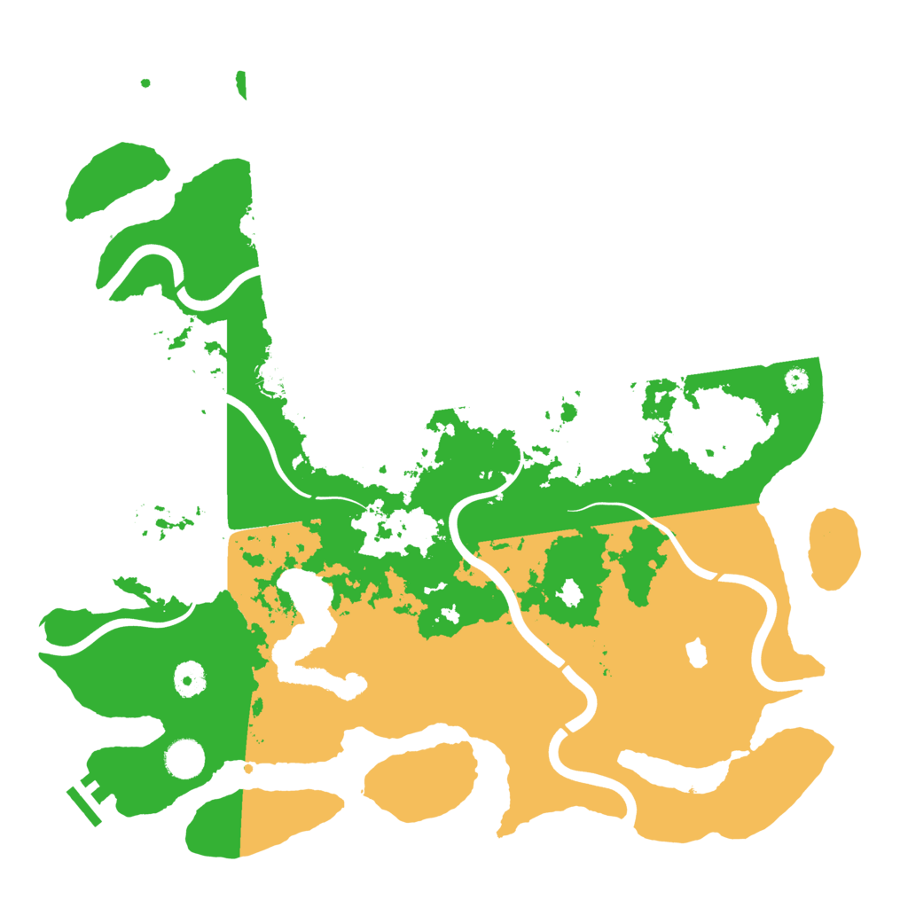 Biome Rust Map: Procedural Map, Size: 4000, Seed: 202606