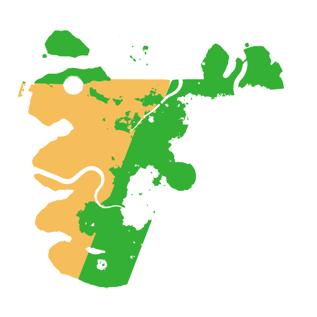 Biome Rust Map: Procedural Map, Size: 3000, Seed: 754607472