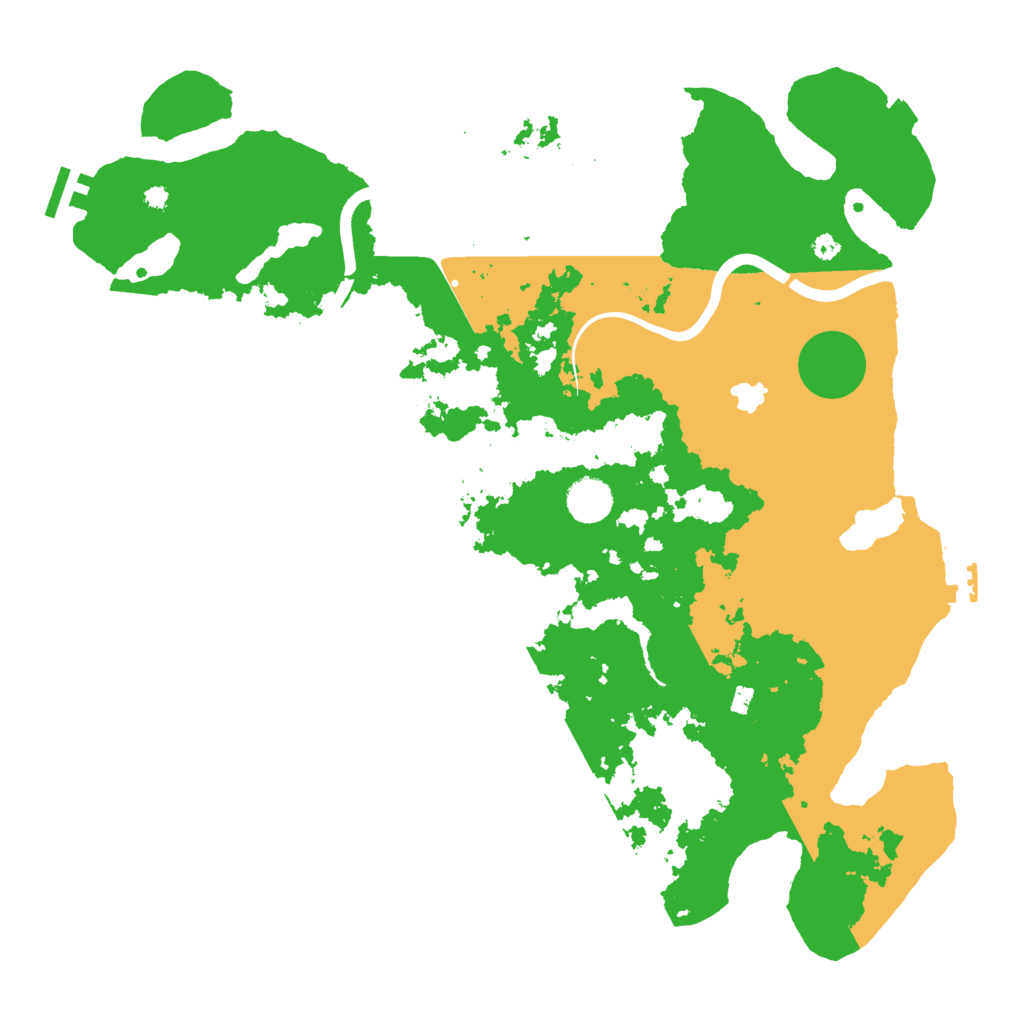 Biome Rust Map: Procedural Map, Size: 4000, Seed: 1136264658