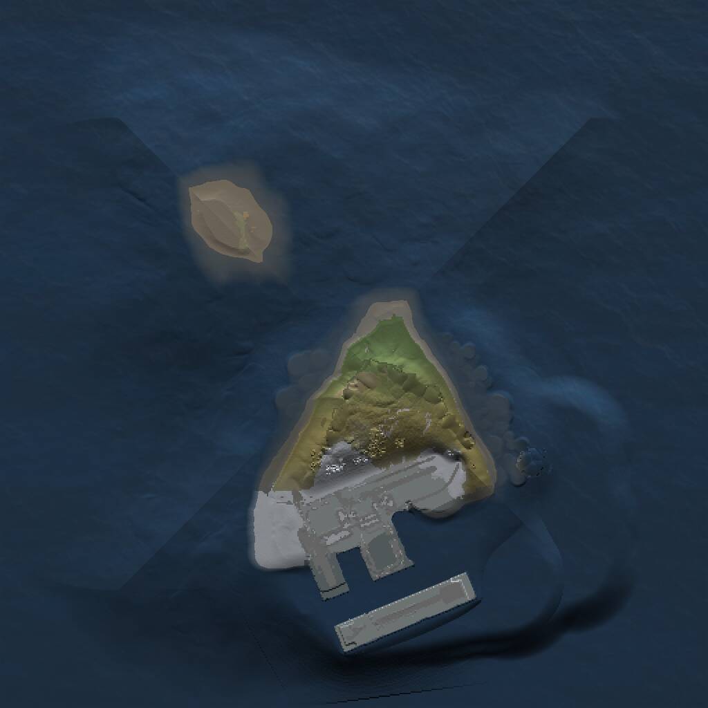 Rust Map: Procedural Map, Size: 1000, Seed: 84295, 2 Monuments