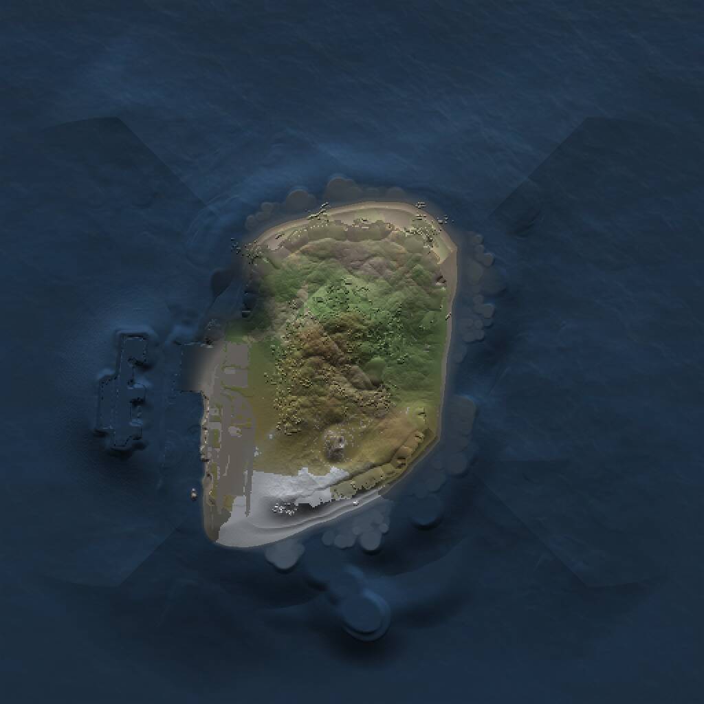 Rust Map: Procedural Map, Size: 1000, Seed: 84297, 2 Monuments