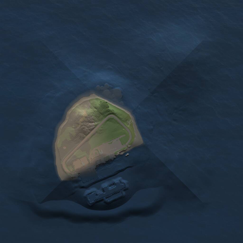Rust Map: Procedural Map, Size: 1000, Seed: 84292, 2 Monuments