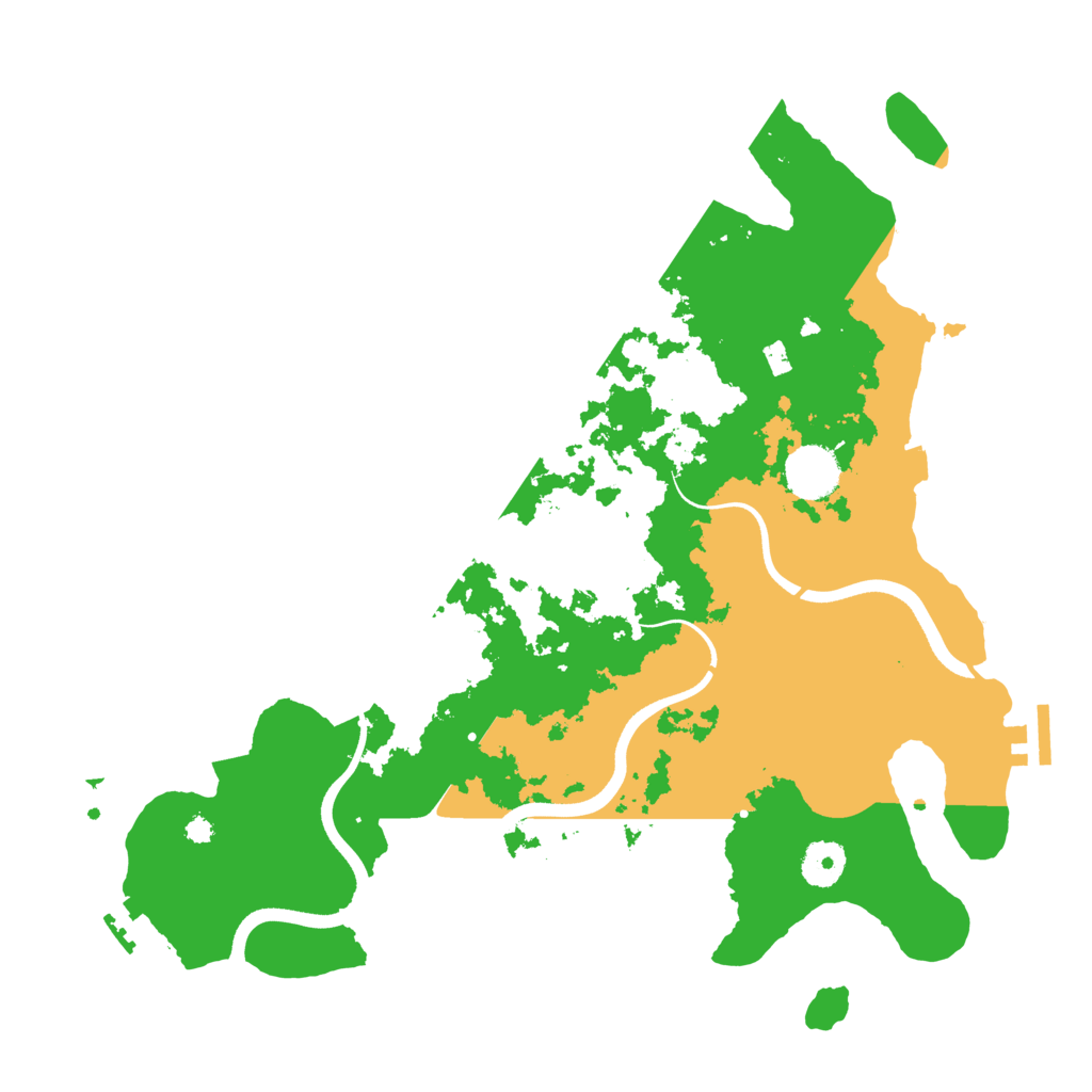 Biome Rust Map: Procedural Map, Size: 3650, Seed: 84336180