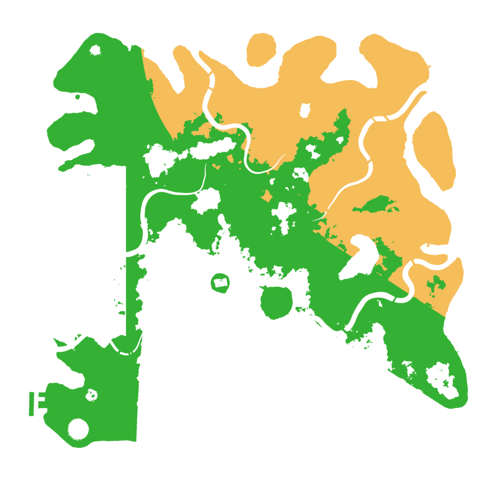 Biome Rust Map: Procedural Map, Size: 4250, Seed: 56423525