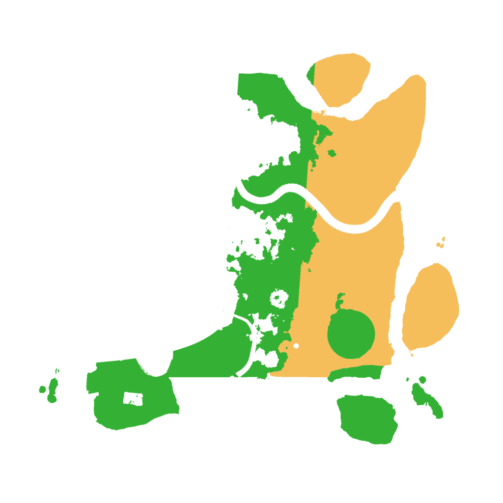 Biome Rust Map: Procedural Map, Size: 2800, Seed: 1096683177