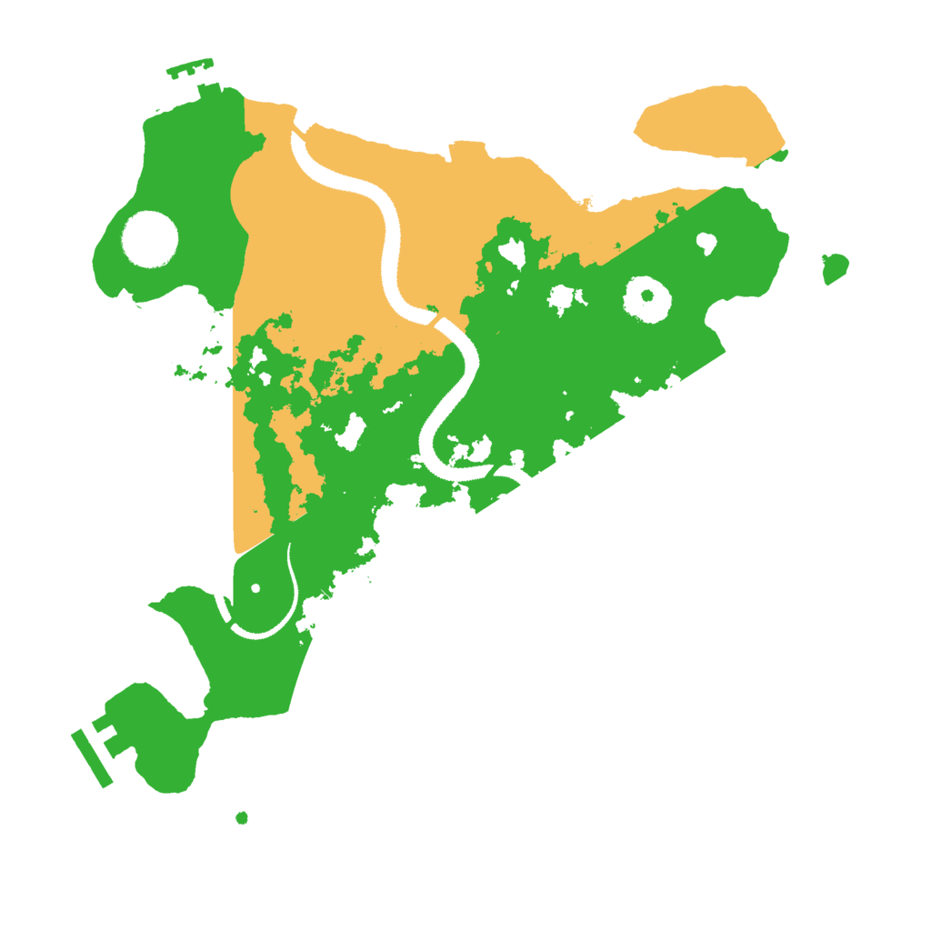 Biome Rust Map: Procedural Map, Size: 3000, Seed: 2048544298