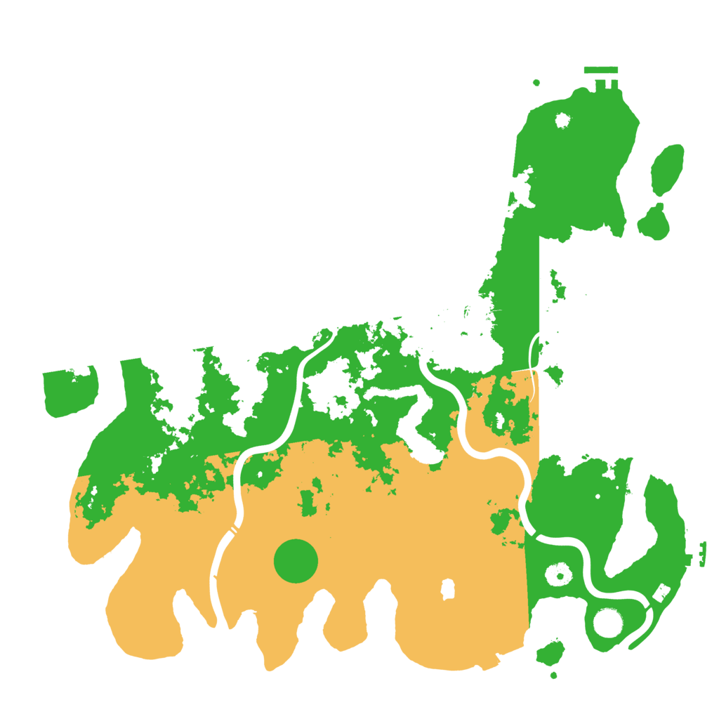 Biome Rust Map: Procedural Map, Size: 4300, Seed: 136638247