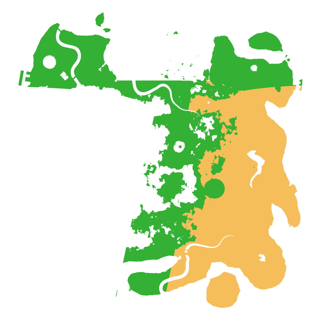 Biome Rust Map: Procedural Map, Size: 4300, Seed: 678947160