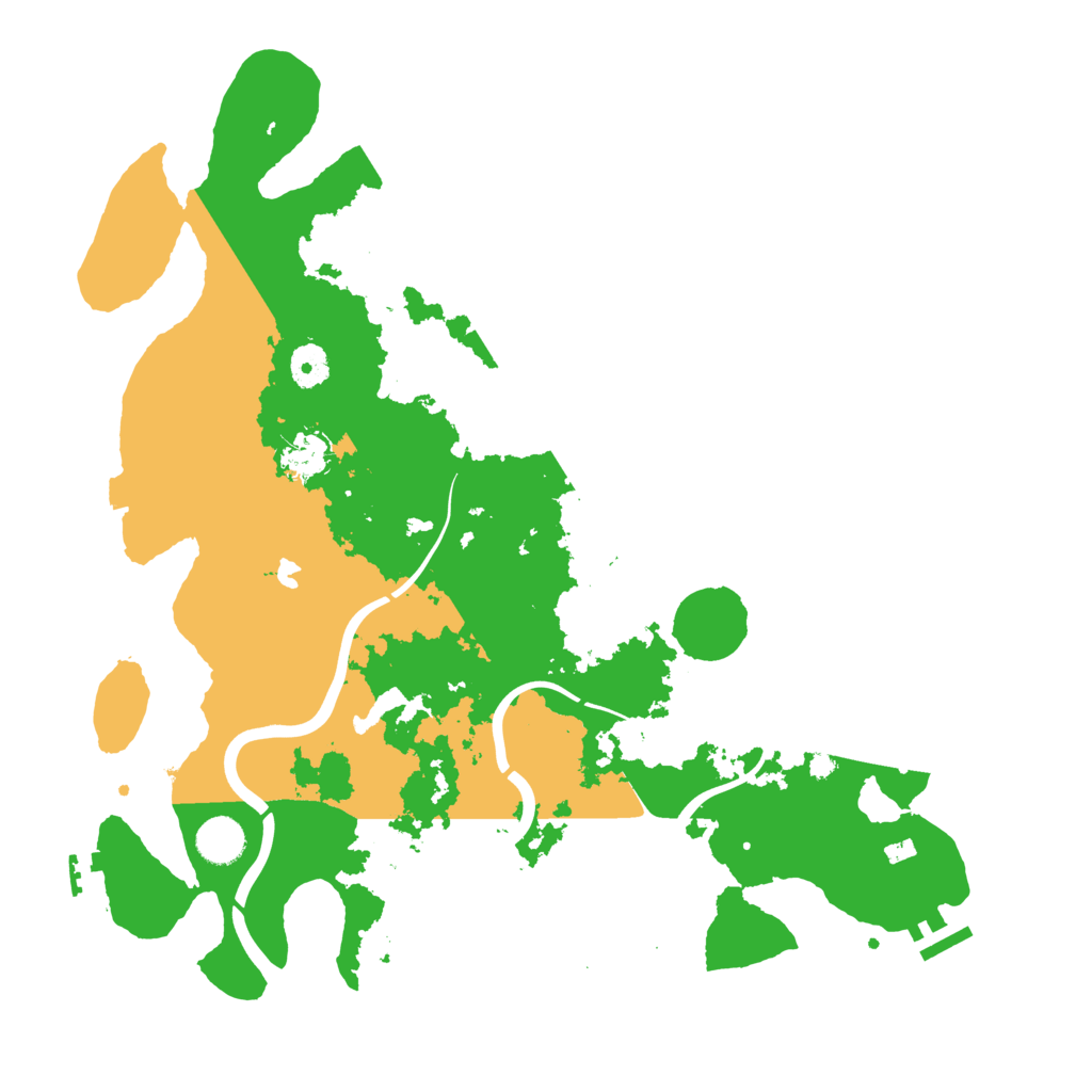 Biome Rust Map: Procedural Map, Size: 4000, Seed: 548672