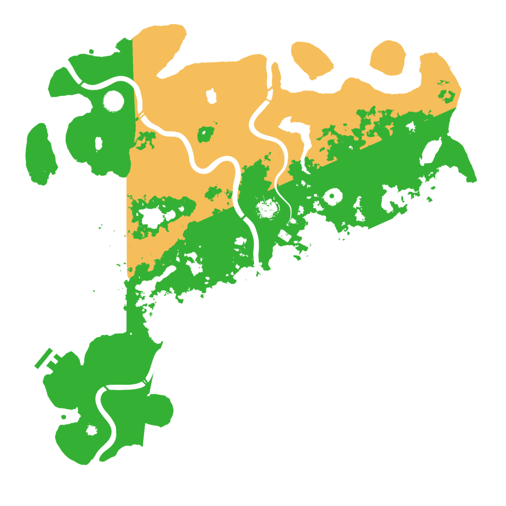 Biome Rust Map: Procedural Map, Size: 4300, Seed: 243675803