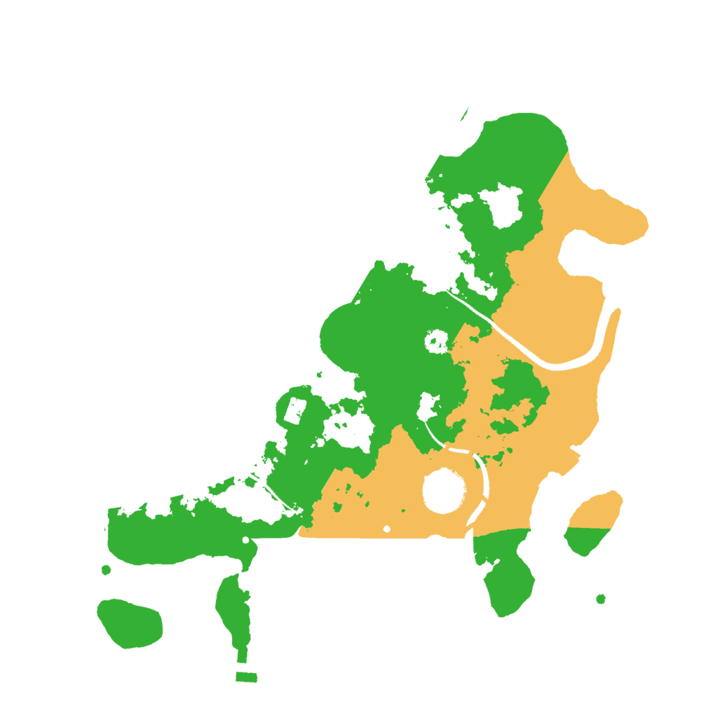 Biome Rust Map: Procedural Map, Size: 3000, Seed: 28189