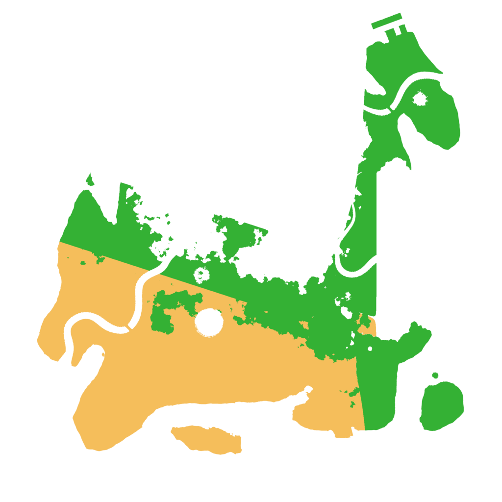 Biome Rust Map: Procedural Map, Size: 3250, Seed: 682074551