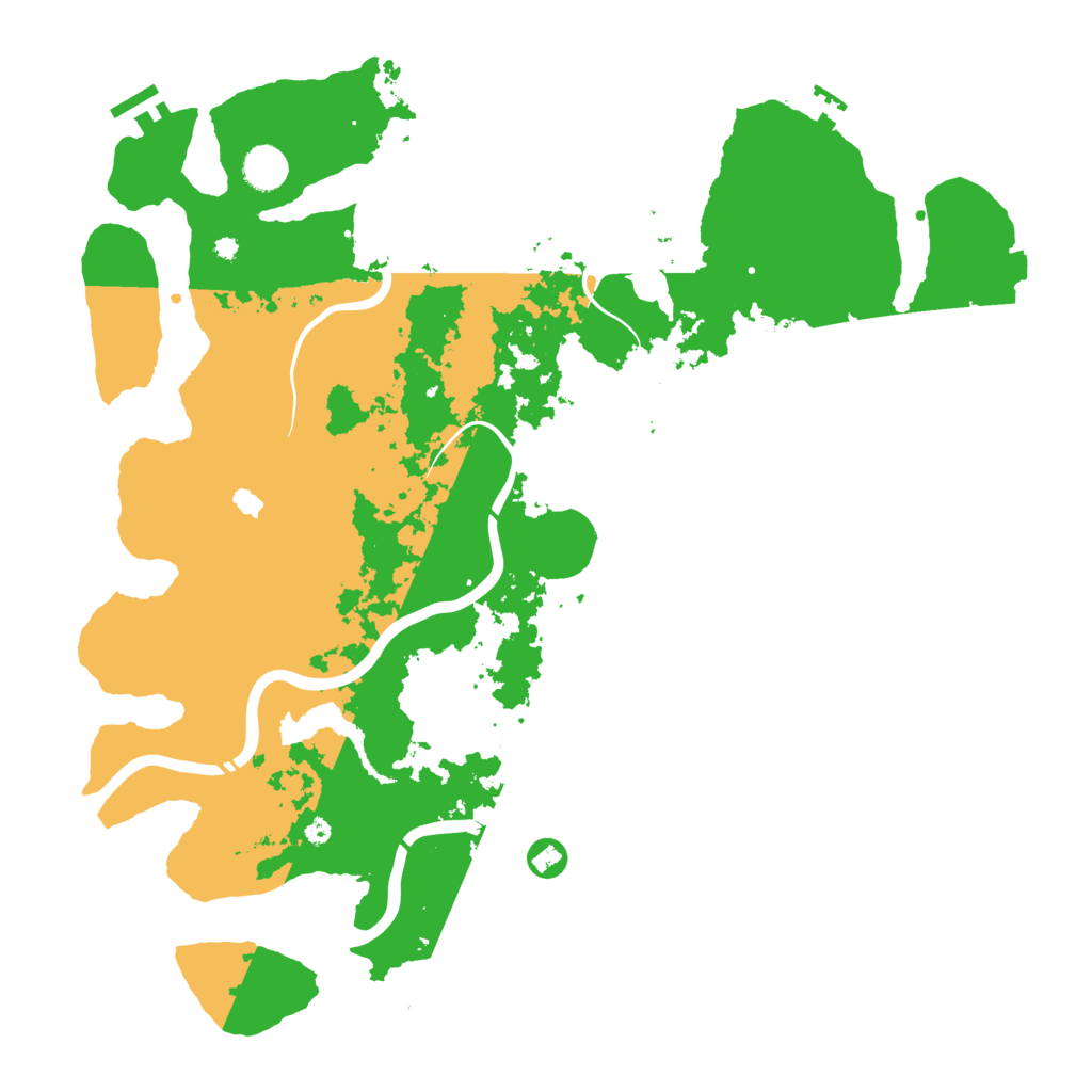 Biome Rust Map: Procedural Map, Size: 4300, Seed: 193761173