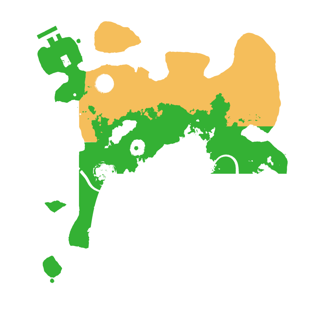 Biome Rust Map: Procedural Map, Size: 3000, Seed: 1866581276