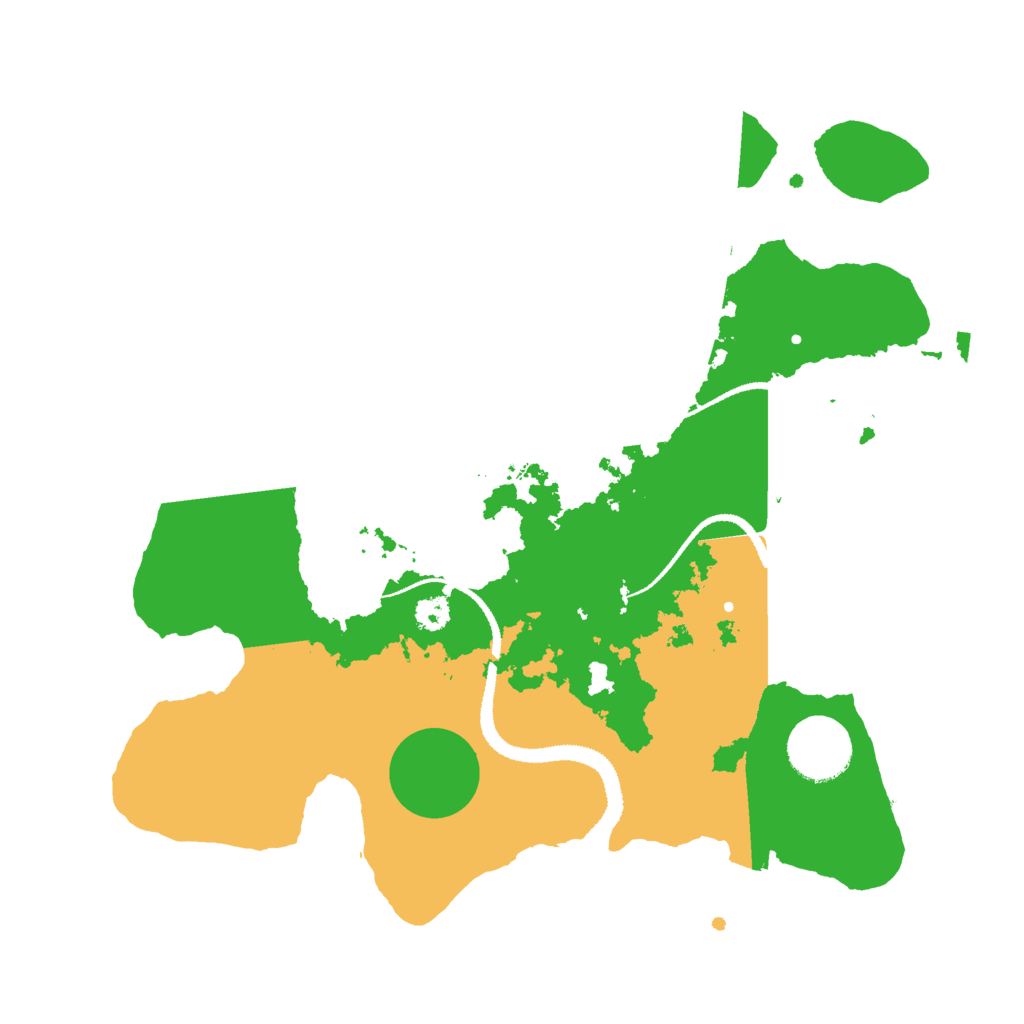 Biome Rust Map: Procedural Map, Size: 3000, Seed: 778879632