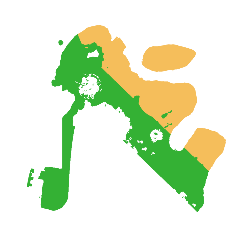 Biome Rust Map: Procedural Map, Size: 2000, Seed: 1267422549