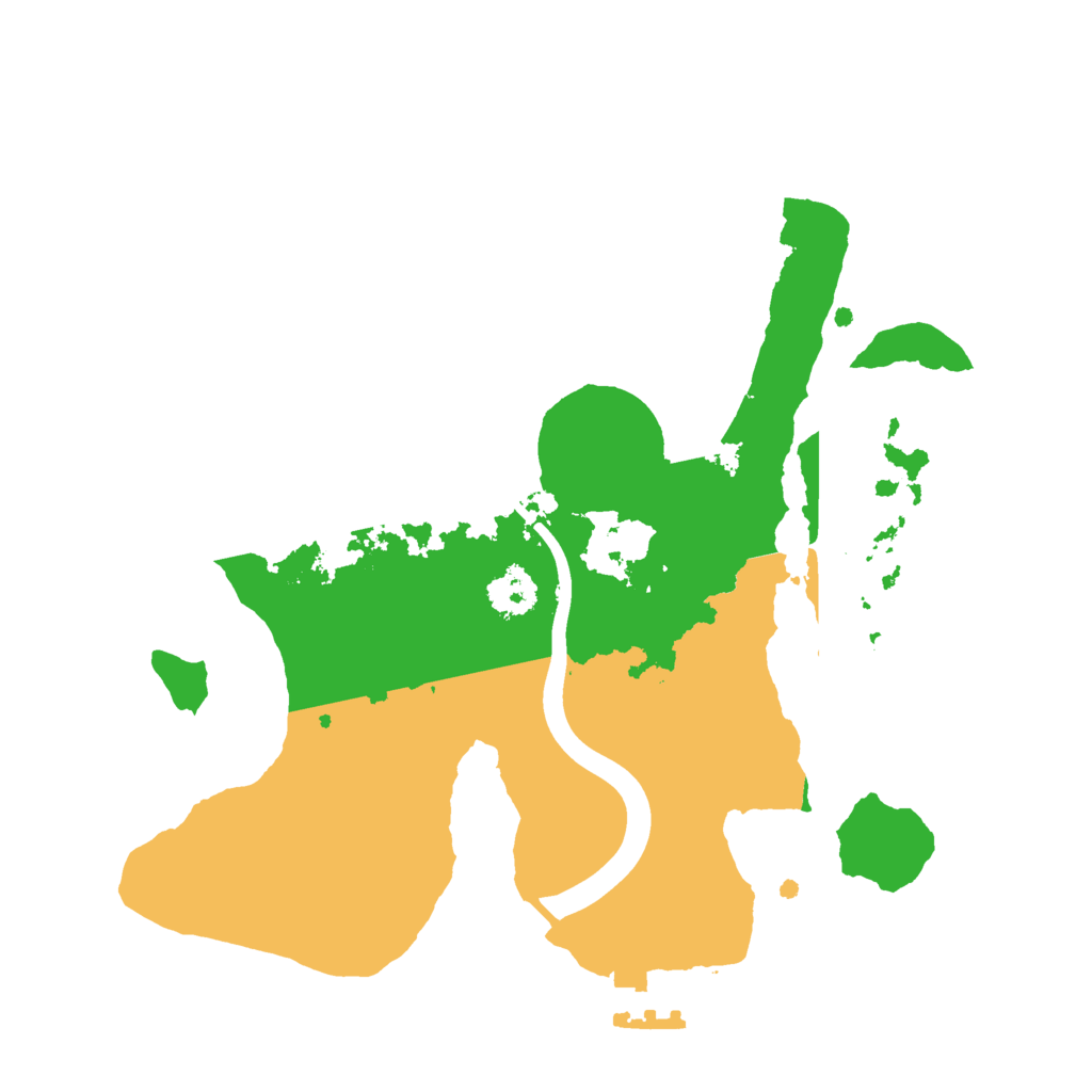 Biome Rust Map: Procedural Map, Size: 2300, Seed: 1540527993