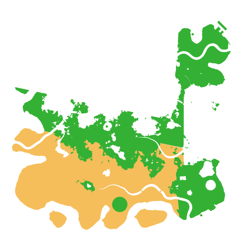 Biome Rust Map: Procedural Map, Size: 4250, Seed: 8734721