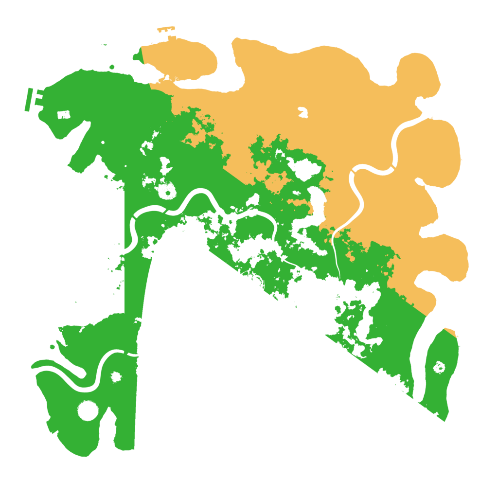 Biome Rust Map: Procedural Map, Size: 4300, Seed: 1288222507