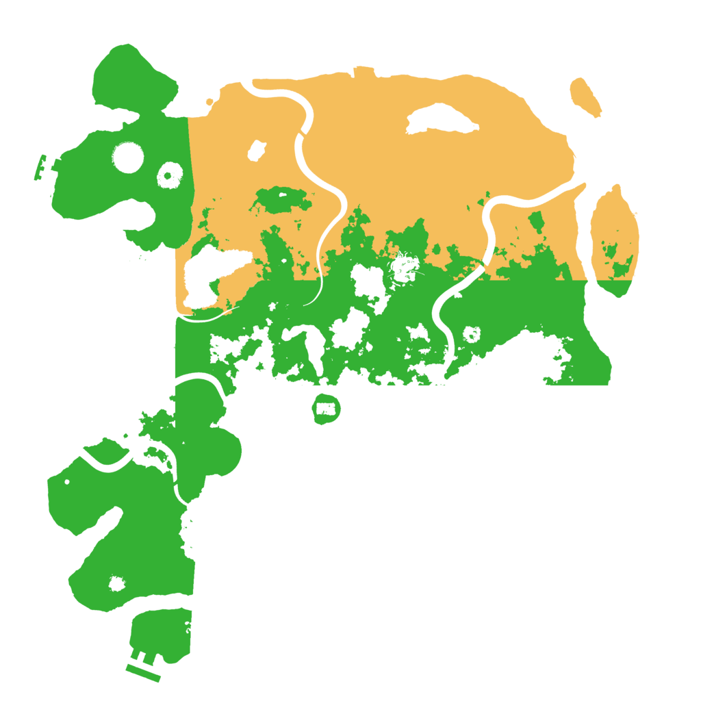 Biome Rust Map: Procedural Map, Size: 4000, Seed: 76933