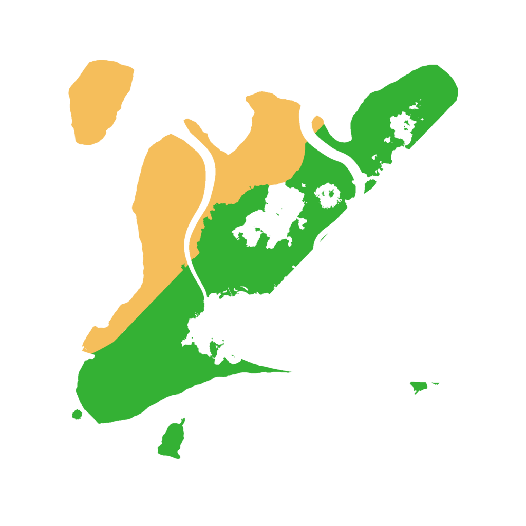 Biome Rust Map: Procedural Map, Size: 2200, Seed: 41826