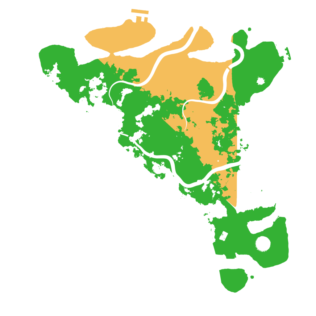 Biome Rust Map: Procedural Map, Size: 3700, Seed: 715723105