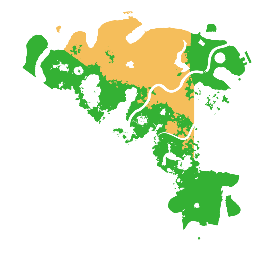 Biome Rust Map: Procedural Map, Size: 4300, Seed: 2039259958